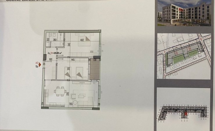 Shiten Apartamente 2+1 në Kamëz Në Rrugën Kryesore!,  80.656 €uro