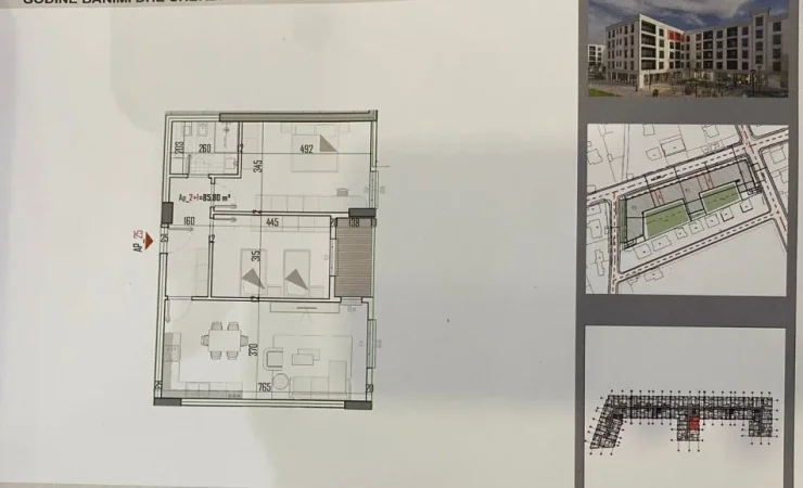 Shiten Apartamente 2+1 në Kamëz Në Rrugën Kryesore!,  80.656 €uro
