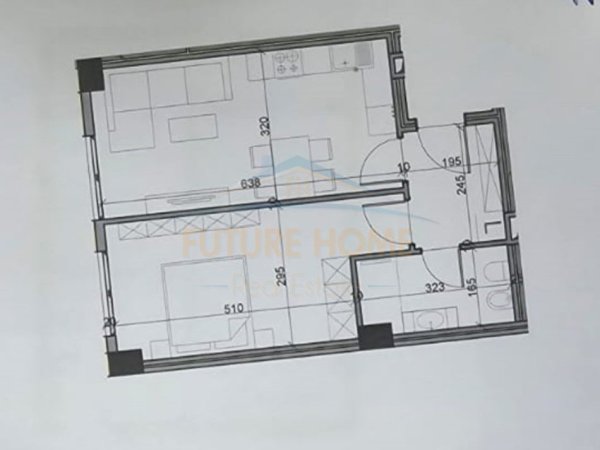 Tirane, shitet apartament 2+1+Ballkon Kati 3, 64 m² 80.750 € 