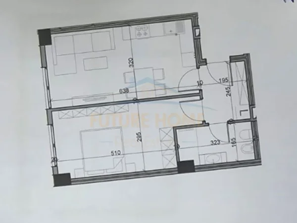 Tirane, shitet apartament 1+1+Ballkon Kati 3, 65 m² 80.750 € (PASKUQAN)