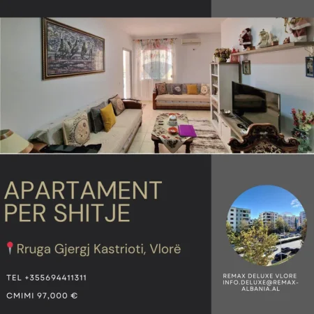 Vlore, shitet apartament 1+1 , 94 m² 97.000 € (Transballkanike, Përballë Alpet, Vlorë)