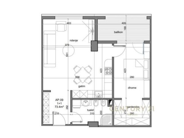 Durres, shitet apartament 2+1 Kati 3, 88 m² 140.960 Euro (Golem)