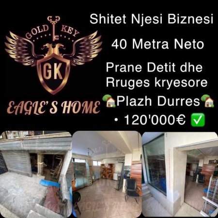 Durres, shes dyqan Kati 0, 40 m² 120.000 Euro (🏡Lagja 13,Plazh Durres)