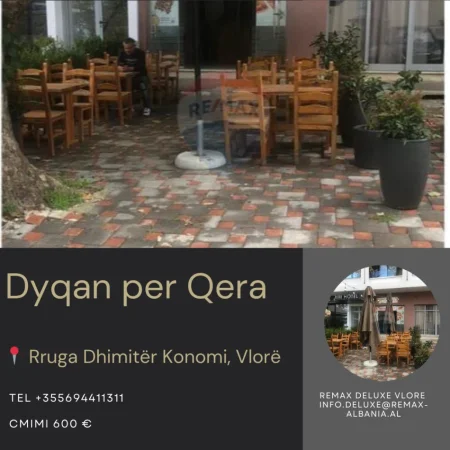 Vlore - Lungomare, jepet me qera dyqan , 42 m² 600 € (Rruga Dhimitër Konomi, Vlorë)