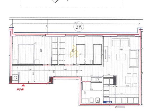 Tirane, shitet apartament 2+1+Ballkon Kati 9, 88 m² 210.000 € (Don Bosko)