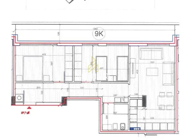 Tirane, shitet apartament 2+1+Ballkon Kati 9, 88 m² 210.000 € (Don Bosko)