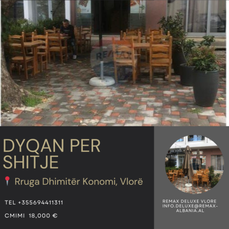 Vlore - Lungomare, shitet dyqan Kati 0, 42 m² (Rruga Dhimitër Konomi, Vlorë)