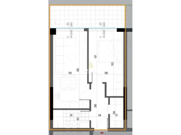 Durres, shitet apartament 1+1+Ballkon Kati 2, 79 m² 99.225 € (Sun Sea Residence, Golem)