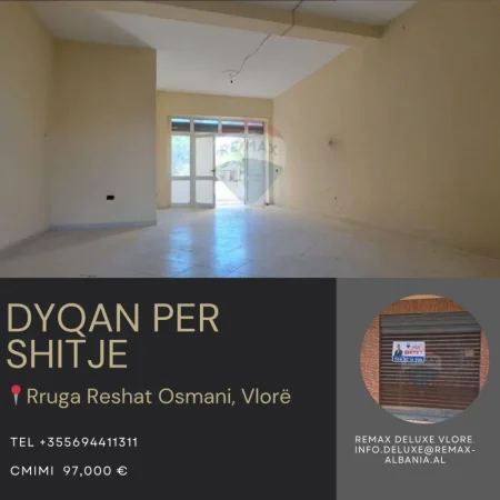 Vlore - Lungomare, shitet dyqan Kati 0, 49 m² 97.000 € (Rruga Reshat Osmani (Pas Karburantit Kastrati))
