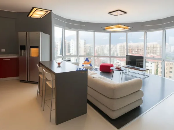 Tirane, jepet me qera apartament 2+1+Ballkon Kati 7, 110 m² 832 € 