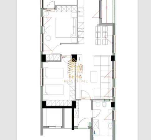 Tirane, shitet apartament 2+1+Ballkon Kati 6, 117 m² 210.000 € (Rruga Dritan Hoxha)