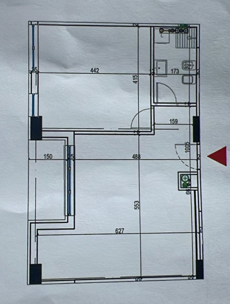 Tirane, shes apartament 1+1+Ballkon Kati 1, 78 m² 145.600 € (Rruga Jordan Misja)