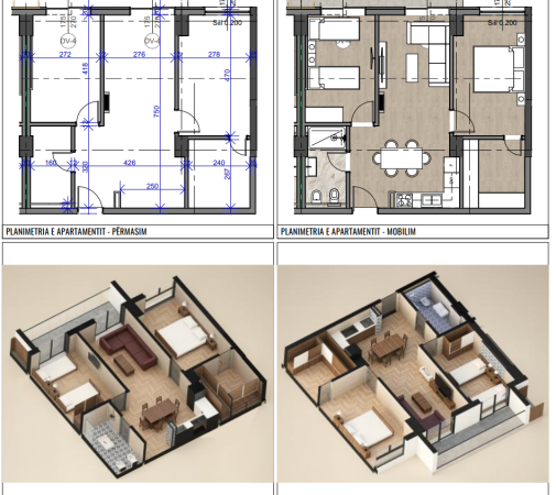 Golem, shitet apartament 1+1+Ballkon Kati 1, 89 m² 116.000 €