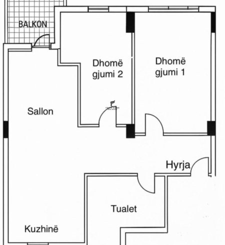 Tirane, jepet me qera apartament 2+1 Kati 1, 100 m² 500 € (YZBERISHT)