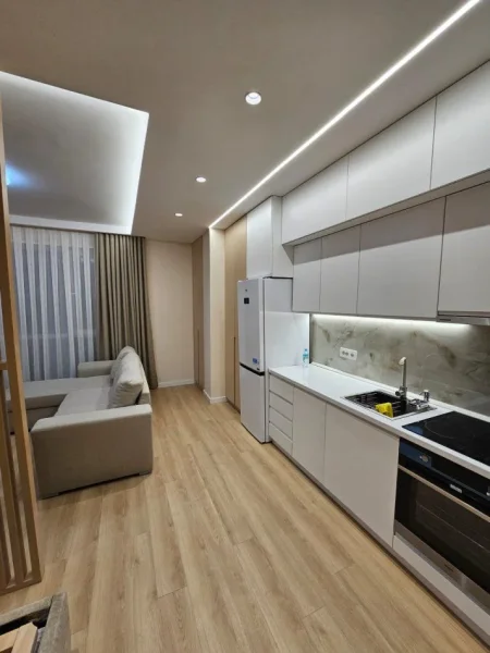 Tirane, jepet me qera apartament 1+1 Kati 5, 49 m² 400 € (qsut)