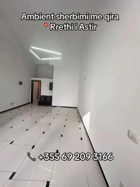 Tirane, jepet me qera ambjent biznesi Kati 0, 35 m² 400 € (Prane rrethit te Astirit)