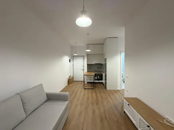 Tirane, jepet me qera apartament 1+1 Kati 8, 60 m² 450 € (Ali Demi)