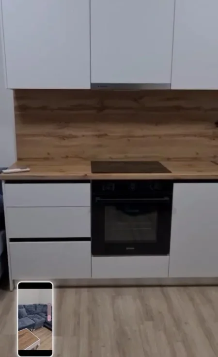 Tirane, jepet me qera apartament 1+1+Ballkon Kati 4, 75 m² 550 € (Yzberisht, Pasticeri Nela 6)