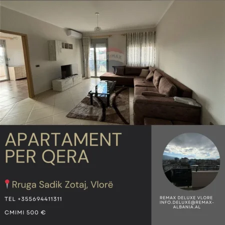 Vlore, jepet me qera apartament 2+1 Kati 8, 85 m² 500 € (Cobo Center, Vlore)