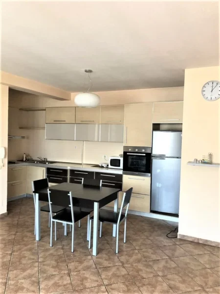 Tirane, jepet me qera apartament 1+1 Kati 9, 80 m² 600 € (Bllok, prane Sheshit Wilson)