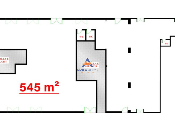 Tirane, shitet ambjent biznesi Kati 0, 545 m² 1.526.000 € 