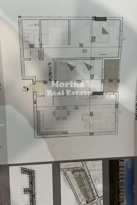 Tirane, shitet apartament 2+1 Kati 3, 111 m² 89.000 € (Laknas)