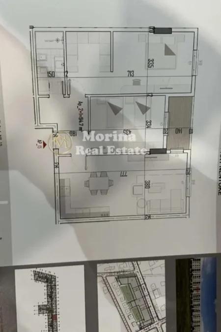 Tirane, shitet apartament 2+1 Kati 3, 111 m² 89.000 € (Laknas)