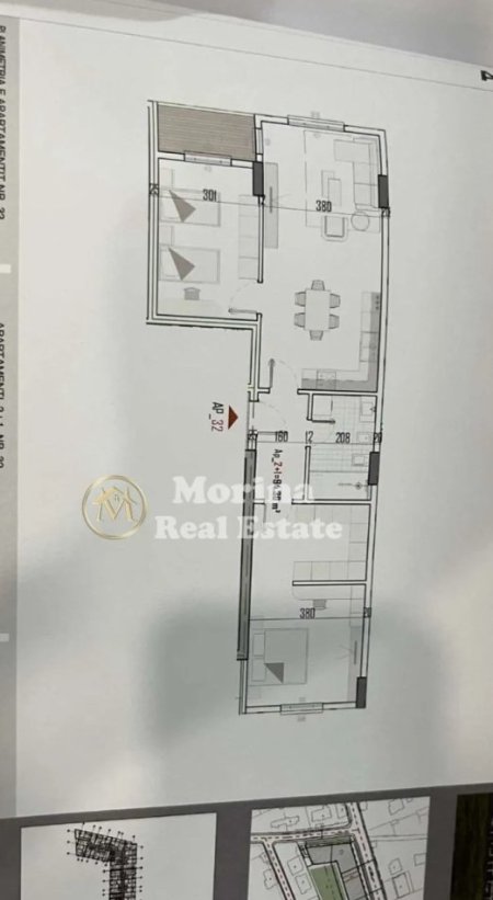 Tirane, shitet apartament 2+1 Kati 4, 110 m² 88.700 € (Laknas)