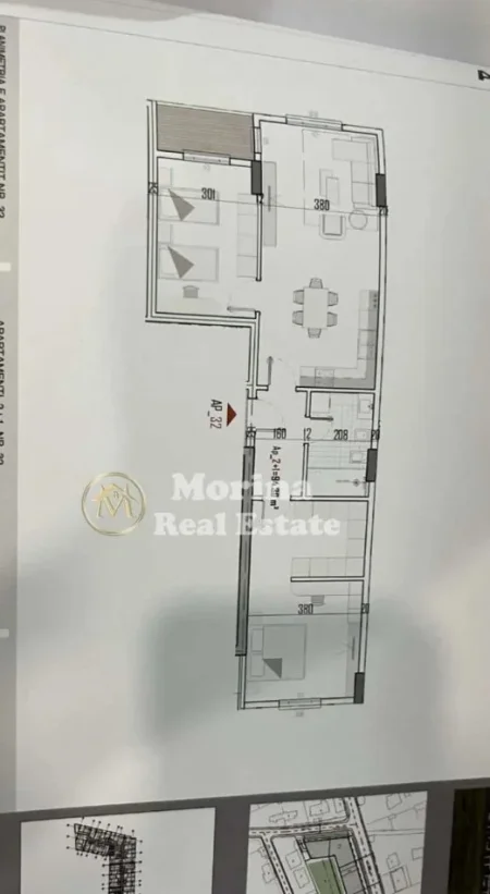 Tirane, shitet apartament 2+1 Kati 4, 110 m² 88.700 € (Laknas)