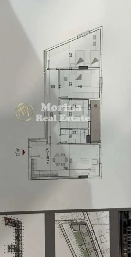 Tirane, shitet apartament 3+1 Kati 3, 120 m² 96.720 € (Laknas)