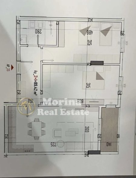 Tirane, shitet apartament 2+1 Kati 4, 105 m² 84.600 € (Laknas)