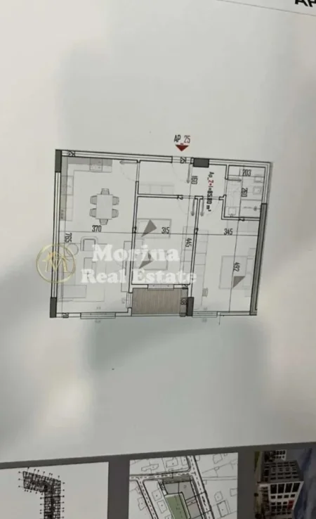 Tirane, shitet apartament 2+1 Kati 4, 100 m² 80.700 € (Laknas)