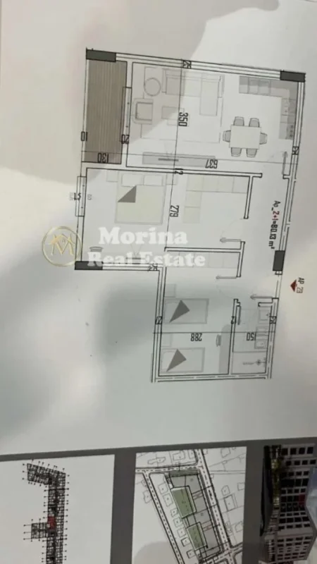 Tirane, shitet apartament 2+1 Kati 4, 94 m² 76.000 € (Laknas)