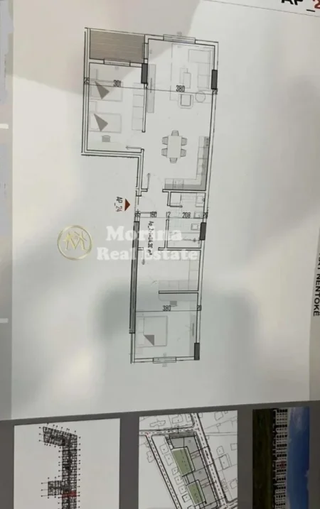 Tirane, shitet apartament 2+1 Kati 3, 100 m² 88.700 € (Laknas)