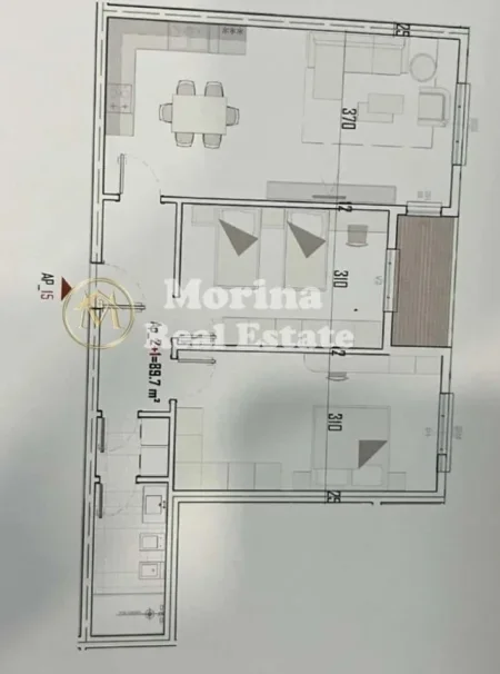 Tirane, shitet apartament 2+1 Kati 2, 105 m² 84.400 € (Laknas)