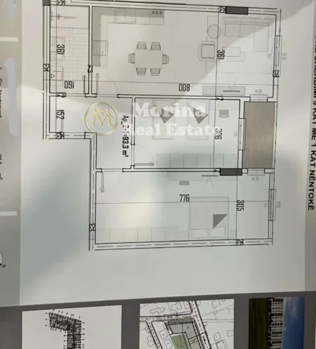 Tirane, shitet apartament 2+1 Kati 2, 110 m² 88.704 € (Laknas)