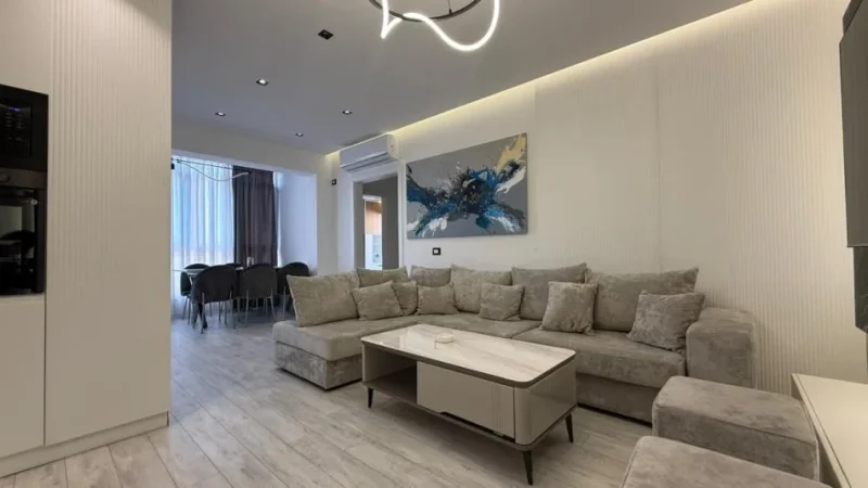 Tirane, jepet me qera apartament 3+1+Ballkon Kati 4, 120 m² 1250 € (Delijorgji)