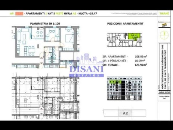 Tirane, shitet apartament Kati 5, 161.000 Euro (Stacioni i Trenit)
