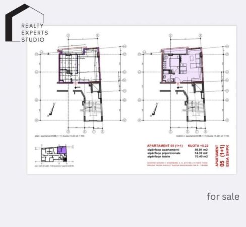 Tirane, shitet apartament 1+1+A+BLK Kati 2, 118.000 € ("Siri Kodra", ish-Punishtja e Pastave)