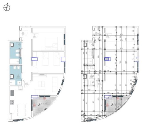 Tirane, shes apartament 2+1+BLK Kati 4, 119 m² 179.000 Euro (zogu i zi)