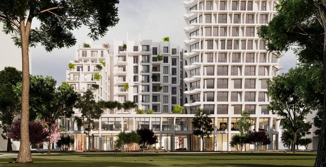 Tirane, shitet Penthouse 3+1+A+BLK Kati 4, 176 m² 297.000 Euro (Park Avenue BLV "Zogu I")