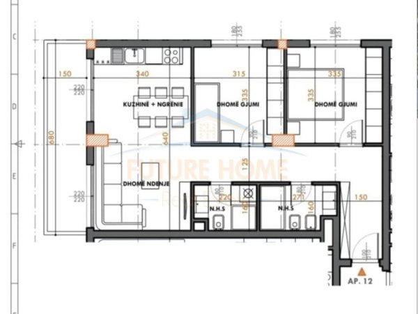 Tirane, shitet 2+1 Kati 5, 97 m² 145.950 € (Rruga Dritan Hoxha)