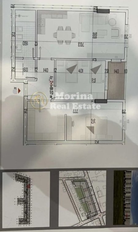 Tirane, shitet apartament 2+1 Kati 2, 108 m² 86.100 € (Laknas)