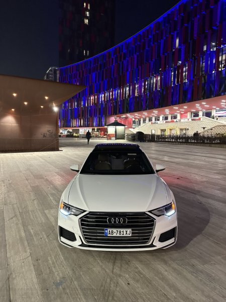 Tirane, shitet makine Audi A6 S-Line 2019 , 3.0 Tfsi Benzin, e bardhë automatik 230.000 km 23.000 €
