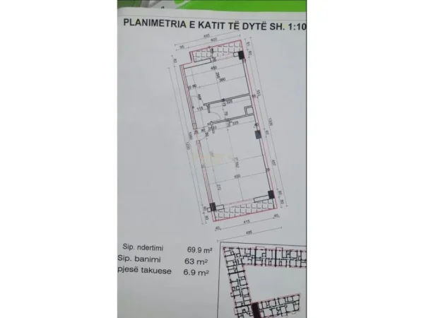 Tirane, shes apartament 1+1 Kati 2, 63 m² 162.000 € (Komuna e Parisit)