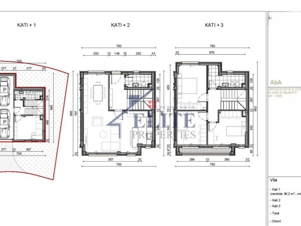 Tirane, jepet me qera Vile 3+1+Aneks+Ballkon Kati 2, 197 m² 1.300 € (Aba Residence Farke)