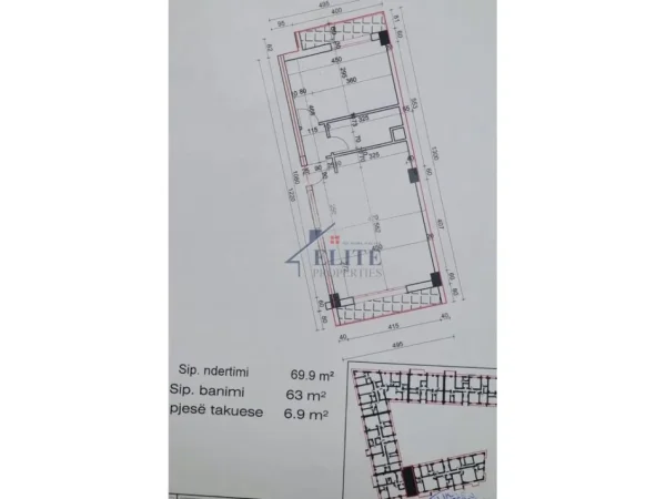 Tirane, shitet apartament 1+1+Ballkon Kati 2, 70 m² 167.000 € (Kristal Center)