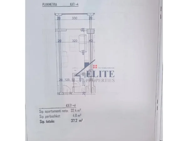 Golem, shitet garsonier Kati 4, 37 m² 48.360 € (Golem)