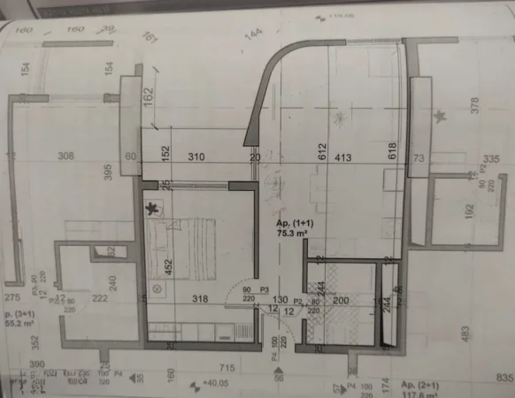 Tirane, shitet apartament 1+1 Kati 11, 74 m² 220.000 € (Rruga Luigj Gurakuqi)