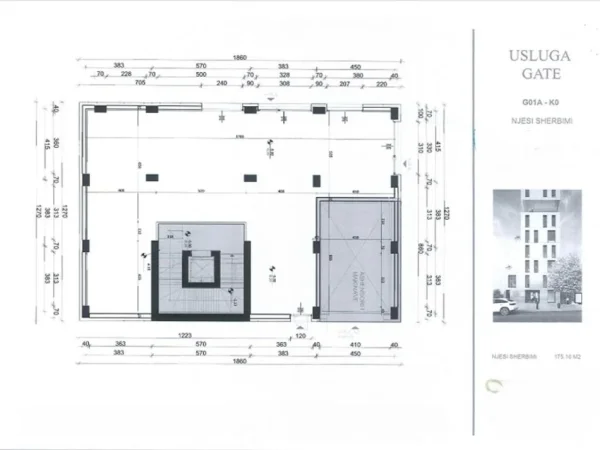 Tirane, jepet me qera dyqan Kati 0, 175 m² 3.000 € (ish Stacioni i Trenit.)